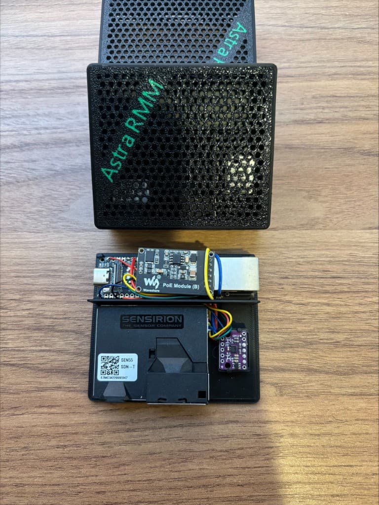 Astra Air Sensor - Finished product - PoE air quality monitor - 5 of 5